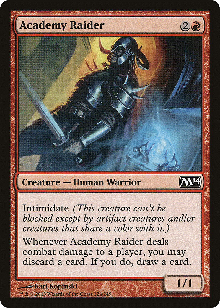 Magic 2014 - (M14-124) - Academy Raider Foil