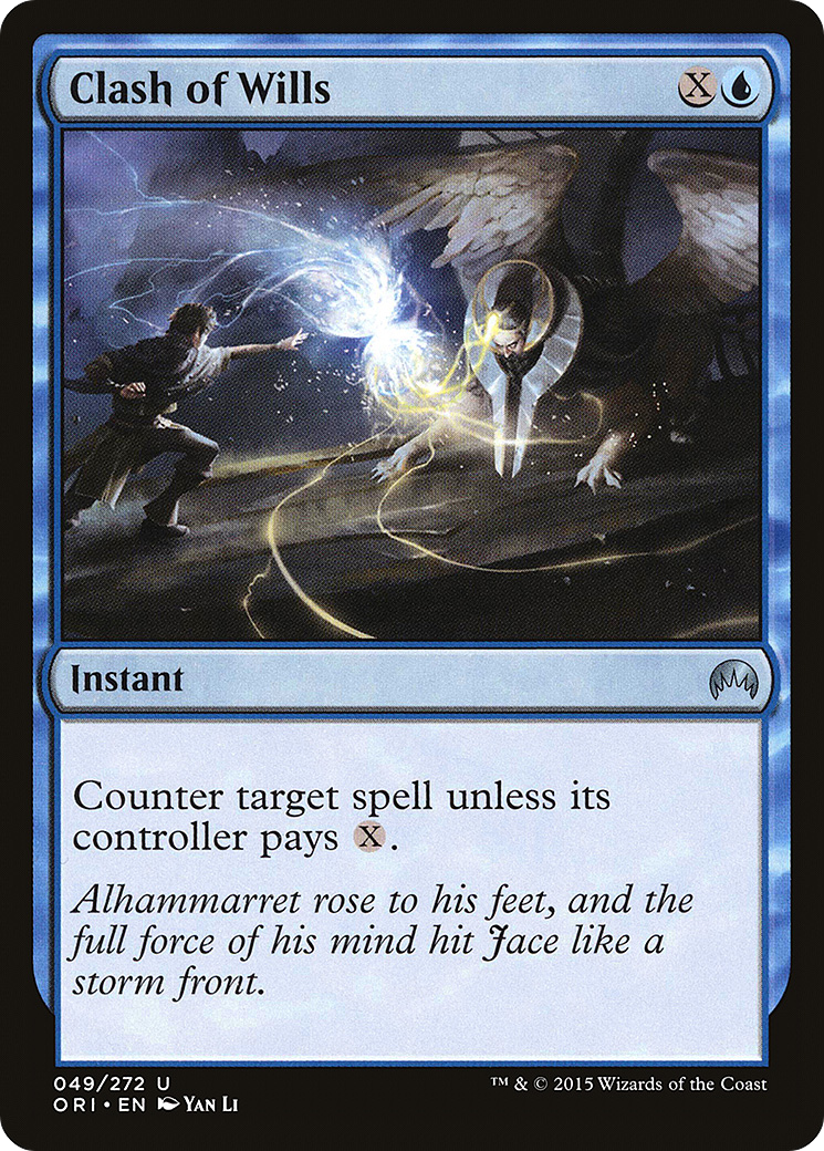 Magic Origins - (ORI-049) - Clash of Wills Foil