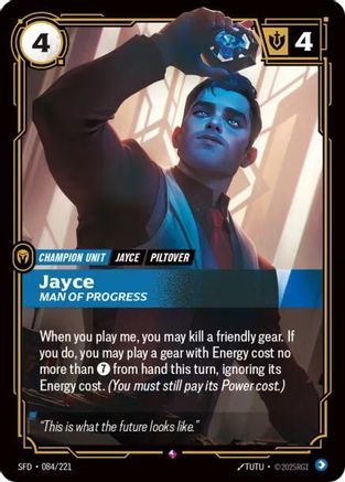 Spiritforged (084/221): Jayce - Man of Progress - Foil