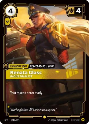 Spiritforged (171a/221): Renata Glasc - Industrialist (Alternate Art) - Foil