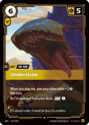 Spiritforged (175/221): Undertitan - Foil