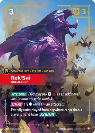 Spiritforged (029/221): Rek'Sai - Breacher -