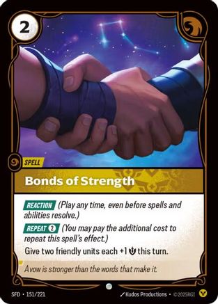 Spiritforged (151/221): Bonds of Strength - Foil