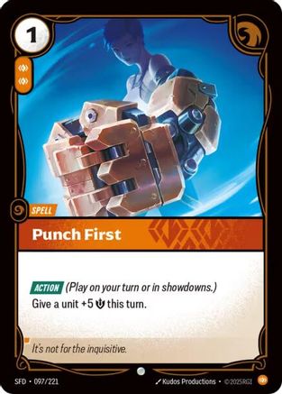 Spiritforged (097/221): Punch First - Foil