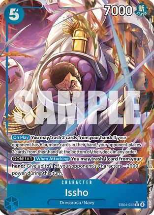 The Azure Seas Seven  EB04-022 Issho - EB04-022 (Alternate Art) (EB04-022)  - Foil - Rare