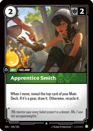 Spiritforged (041/221): Apprentice Smith - Foil