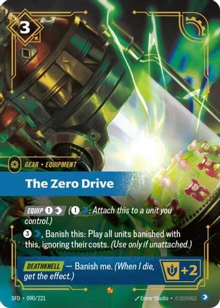 Spiritforged (090/221): The Zero Drive - Foil