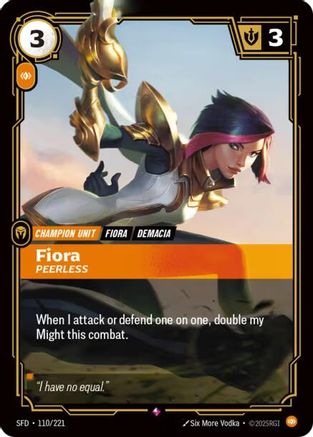 Spiritforged (110/221): Fiora - Peerless - Foil