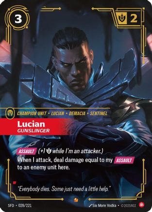 Spiritforged (028/221): Lucian - Gunslinger - Foil