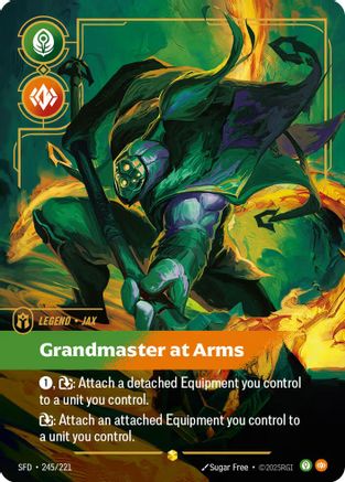 Spiritforged (245/221): Jax - Grandmaster At Arms (Overnumbered) - Foil