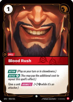 Spiritforged (003/221): Blood Rush - Foil