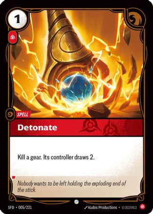 Spiritforged (005/221): Detonate - Foil