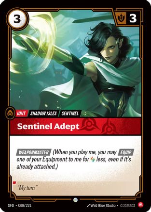 Spiritforged (008/221): Sentinel Adept - Foil