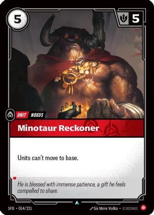 Spiritforged (014/221): Minotaur Reckoner - Foil