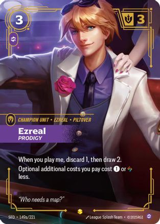 Spiritforged (149a/221): Ezreal - Prodigy (Alternate Art) - Foil