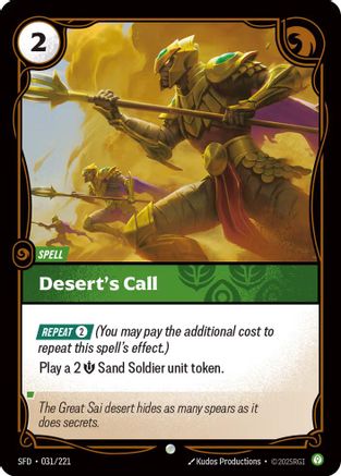Spiritforged (031/221): Desert's Call -
