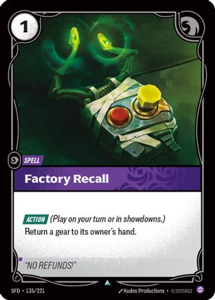 Spiritforged (135/221): Factory Recall -
