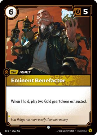 Spiritforged (152/221): Eminent Benefactor -