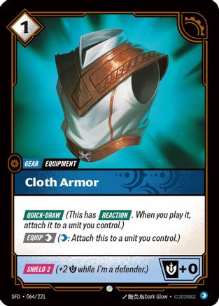 Spiritforged (064/221): Cloth Armor -
