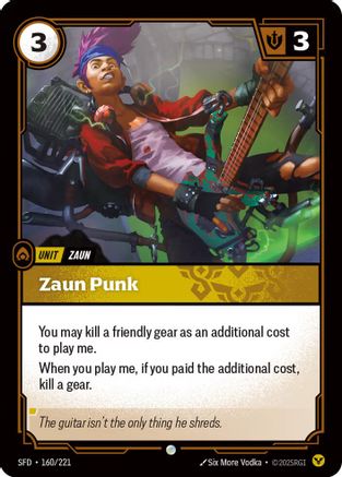 Spiritforged (160/221): Zaun Punk - Foil