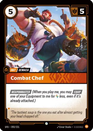 Spiritforged (092/221): Combat Chef - Foil