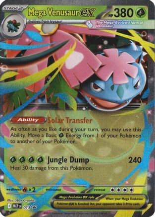 ME Mega Evolution Promo  013 Mega Venusaur ex  - Holofoil - Promo