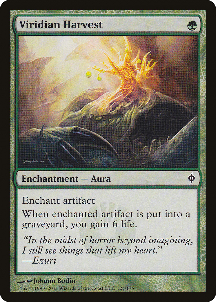New Phyrexia - (NPH-125) - Viridian Harvest Foil