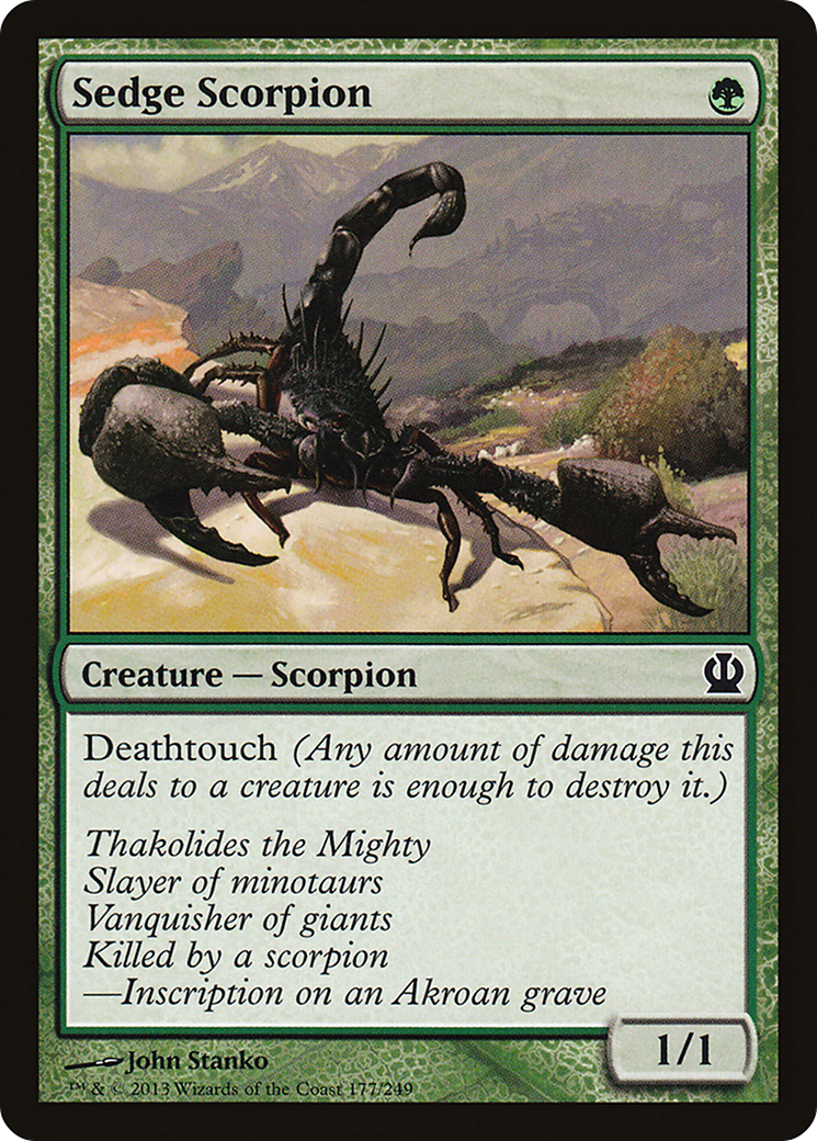 Theros - (THS-177) - Sedge Scorpion