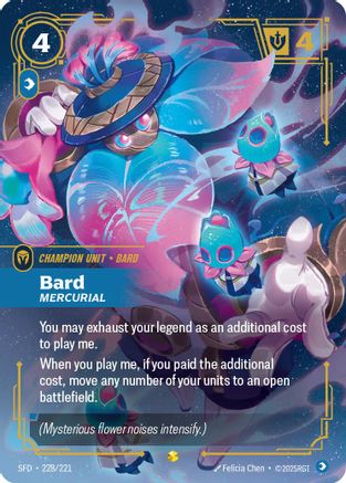 Spiritforged (228/221): Bard - Mercurial (Overnumbered) - Foil