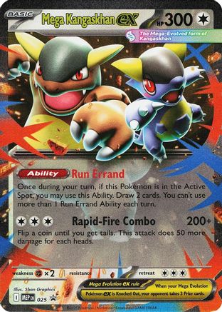 ME Mega Evolution Promo  025 Mega Kangaskhan ex  - Holofoil - Promo