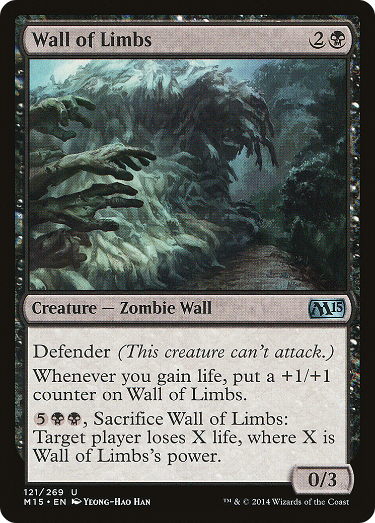 Magic 2015 - (M15-121) - Wall of Limbs Foil
