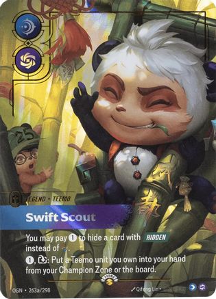 Riftbound Promotional Cards (263a/298): Teemo - Swift Scout (Alternate Art) - Foil
