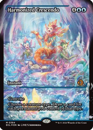 Lorwyn Eclipsed - (ECL-384) - Harmonized Crescendo (0384) (Showcase) Foil