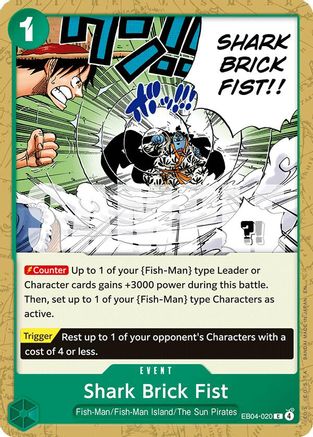 The Azure Seas Seven  EB04-020 Shark Brick Fist (EB04-020)  - Common