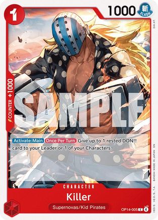 The Azure Seas Seven  OP14-005 Killer (OP14-005)  - Common