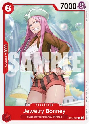 The Azure Seas Seven  OP14-007 Jewelry Bonney (OP14-007)  - Common