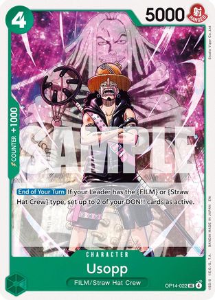 The Azure Seas Seven  OP14-022 Usopp (OP14-022)  - Uncommon