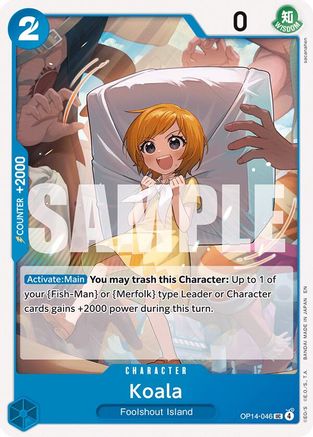 The Azure Seas Seven  OP14-046 Koala (OP14-046)  - Uncommon