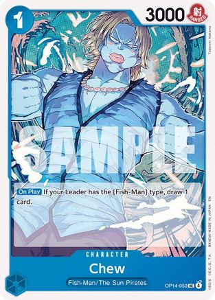 The Azure Seas Seven  OP14-050 Chew (OP14-050)  - Uncommon
