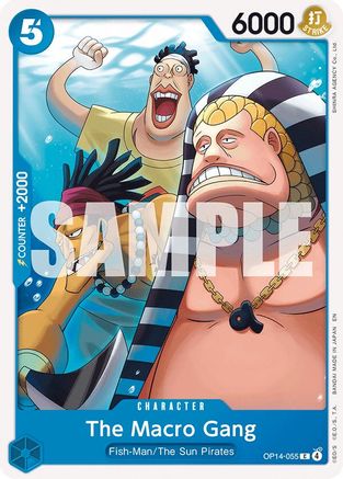 The Azure Seas Seven  OP14-055 The Macro Gang (OP14-055)  - Common