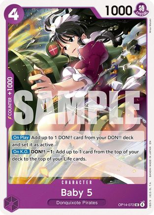 The Azure Seas Seven  OP14-072 Baby 5 (OP14-072)  - Uncommon