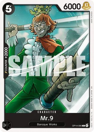 The Azure Seas Seven  OP14-095 Mr.9 (OP14-095)  - Common