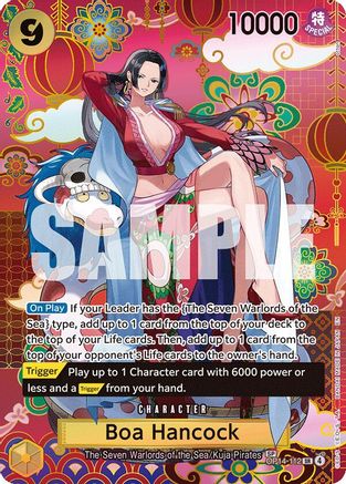The Azure Seas Seven  OP14-112 Boa Hancock - OP14-112 (SP) (OP14-112)  - Foil - Super Rare