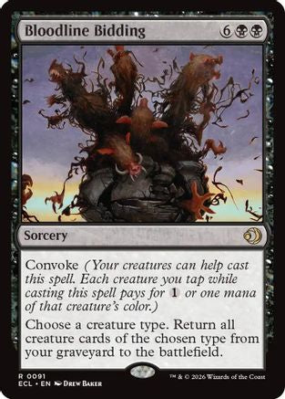 Lorwyn Eclipsed - (ECL-091) - Bloodline Bidding Foil