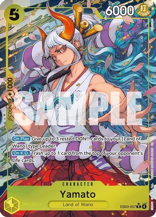 Extra Booster One Piece Heroines Edition  EB03-057 Yamato (Alternate Art) (EB03-057)  - Foil - Rare
