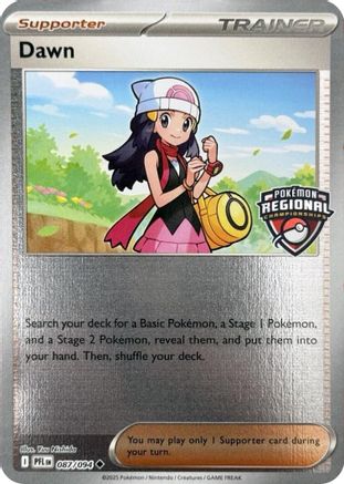 League & Championship Cards  087 Dawn (Regional Championship)  - Holofoil - Uncommon