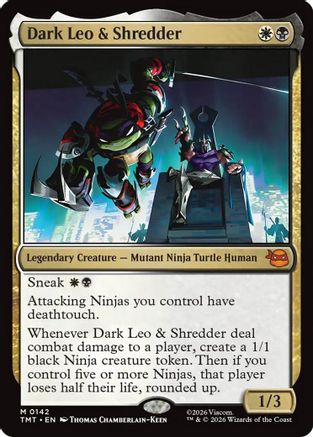 Teenage Mutant Ninja Turtles - (TMT-142) - Dark Leo & Shredder