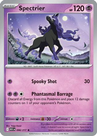 ME Ascended Heroes  098 Spectrier  - Holofoil - Rare