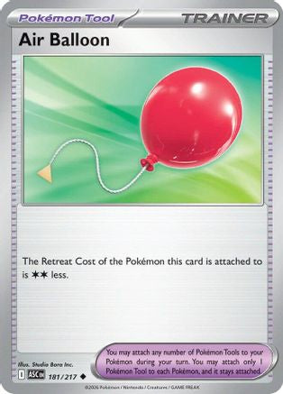 ME Ascended Heroes  181 Air Balloon  - Uncommon