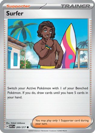 ME Ascended Heroes  200/217 Surfer  - Common